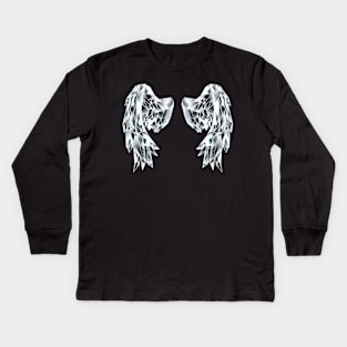Crystal Wings Kids Long Sleeve T-Shirt